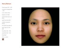 Tablet Screenshot of nancyburson.com